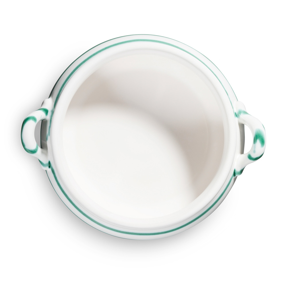 Gmundner Suppenschale "Grüngeflammt" 115659