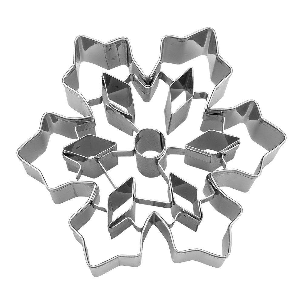 Städter Ausstecher mit Ausstanzungen "Eiskristall" 603099