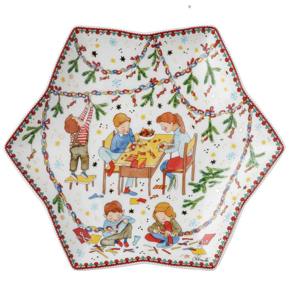 Hutschenreuther Sternenschale "Weihnachtsleuchten" 641739