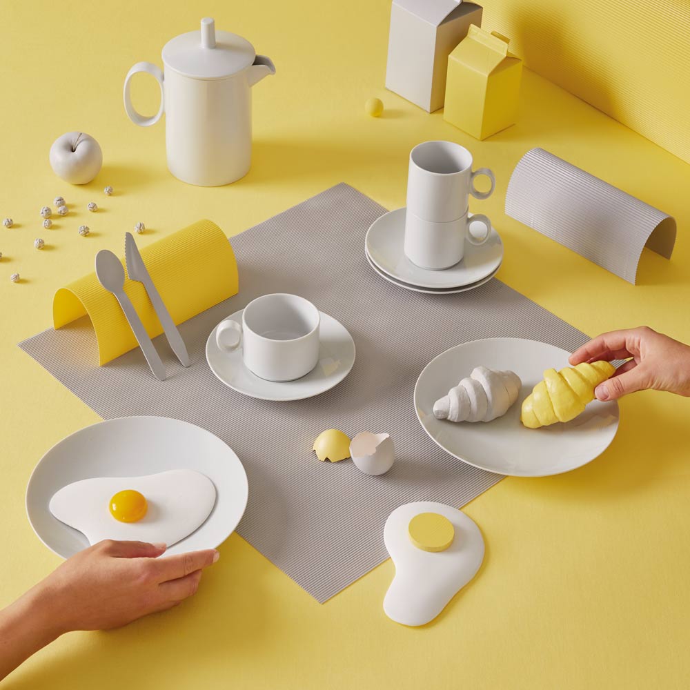 Thomas Kombi-Set mit Henkelbecher "Loft Weiß" 16-tlg. 615913