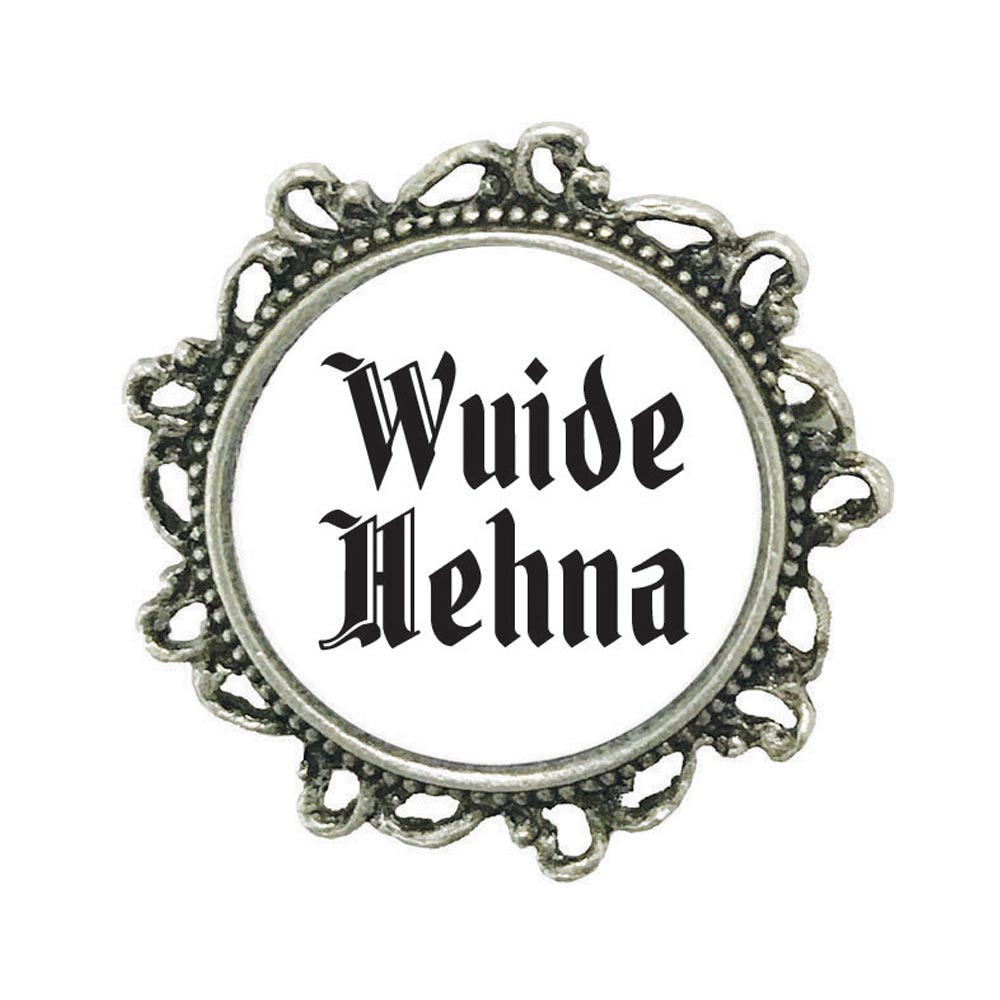 Gaudiknopf 'Wuide Hehna'-Anstecker "Klassiker-verziert" 617726