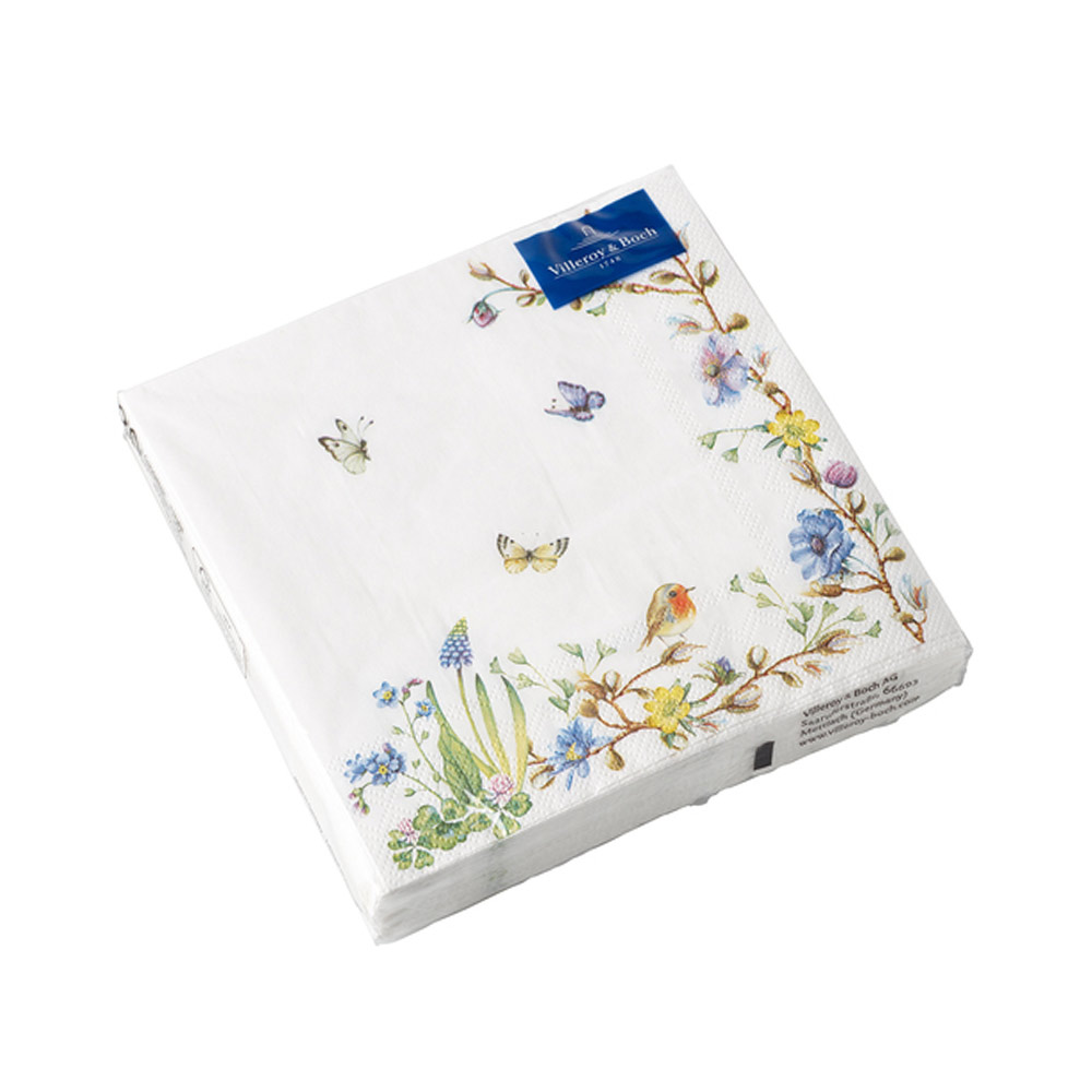 Lunch Serviette Blumenranke Oster Accessoires 610362