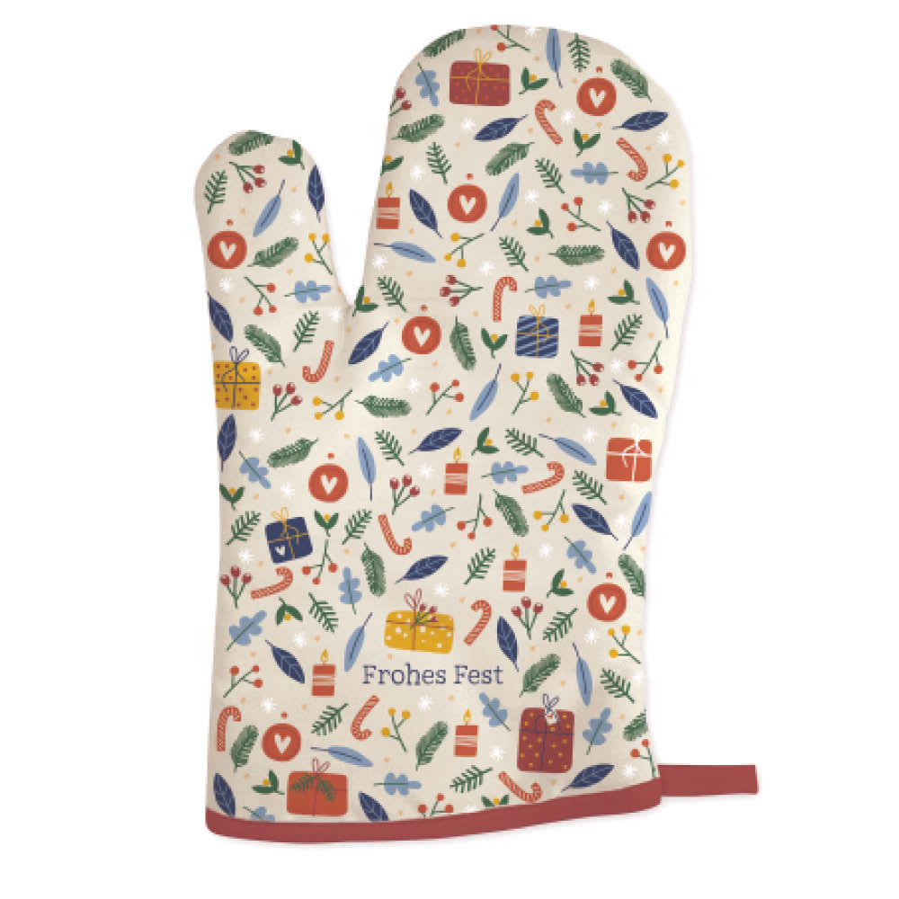 Grafikwerkstatt Ofen-Handschuh "Frohes Fest" 643805