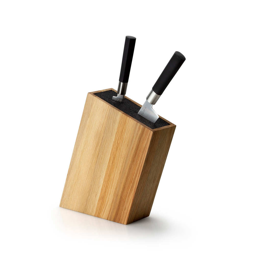 CONTINENTA Messerblock mit flexiblem Einsatz Eichenholz 570183