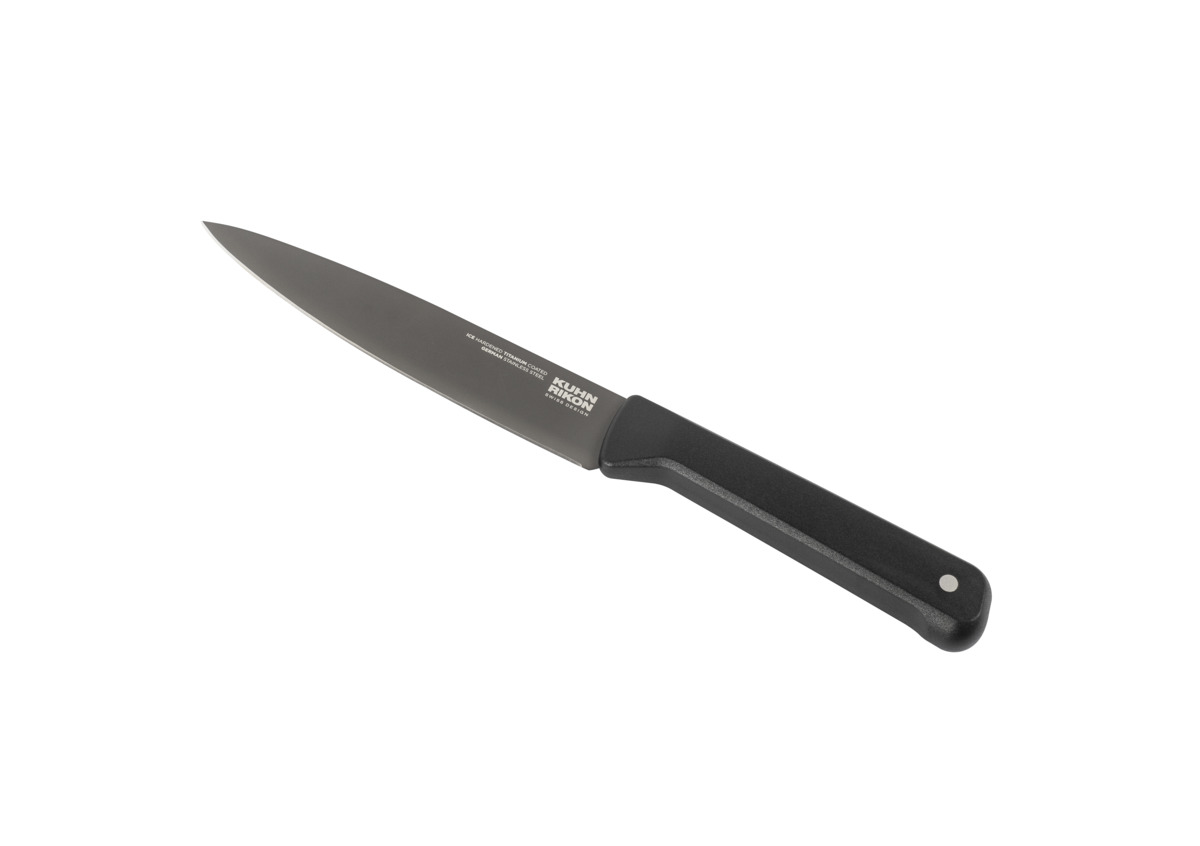 Kuhn Rikon Allzweckmesser "Iced" Schwarz Matt