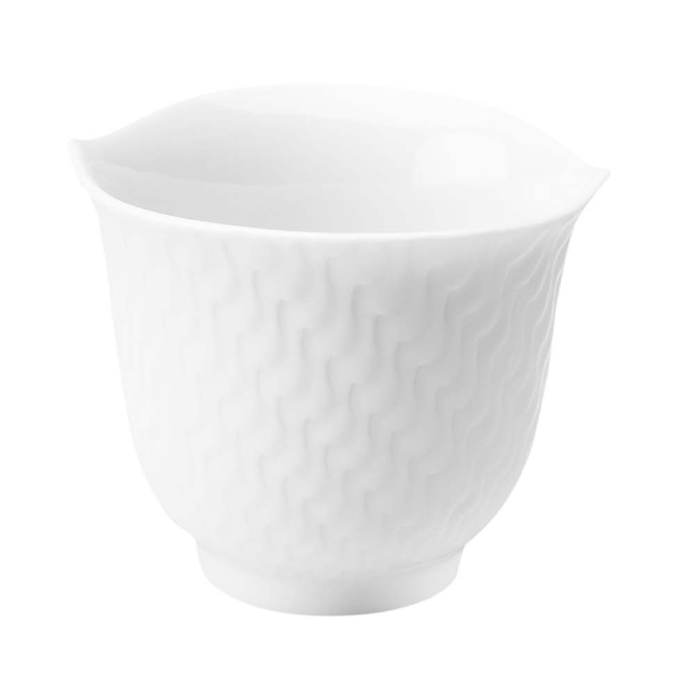MEISSEN Kopchen/Becher ohne Henkel "Wellenspiel Relief weiß" 604133