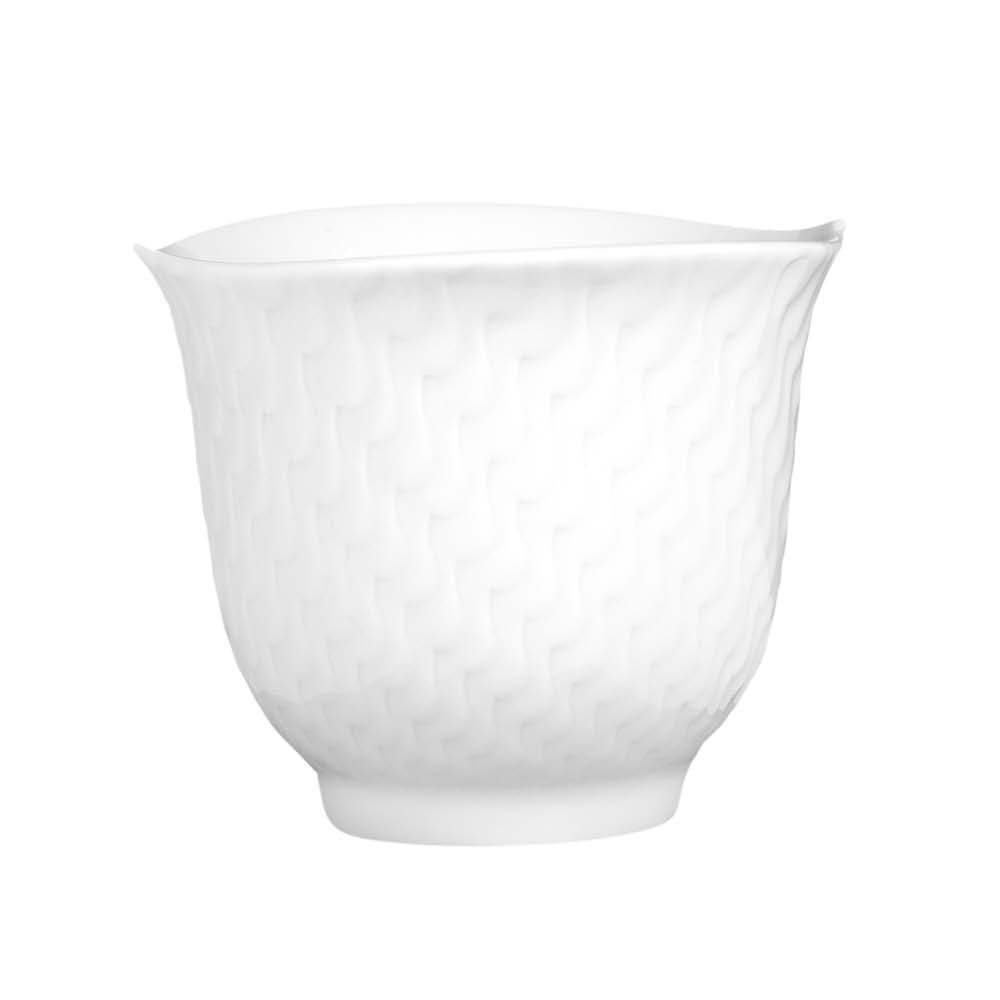 MEISSEN Kopchen/Becher ohne Henkel "Wellenspiel Relief weiß" 604133