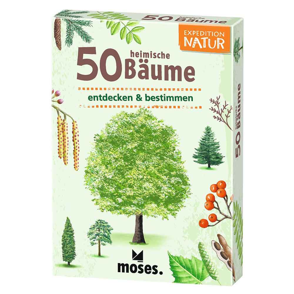 Moses Kartenset 50 heimische Bäume "Expedition Natur"