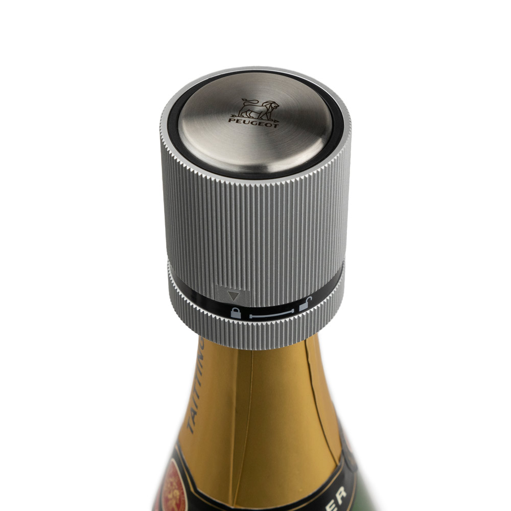 Peugeot Champagnerverschluss "Line" Aluminium 618673