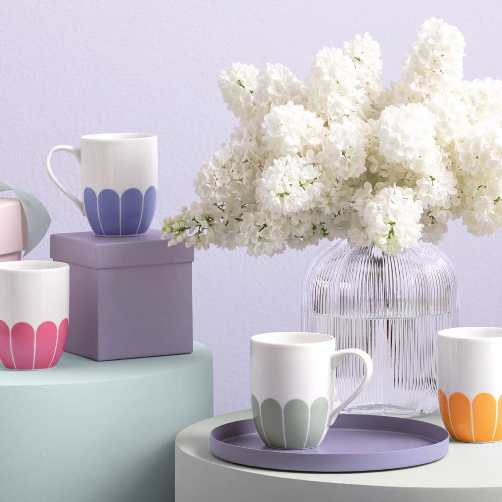 Villeroy & Boch Henkelbecher "Fleur" Gelb 654158