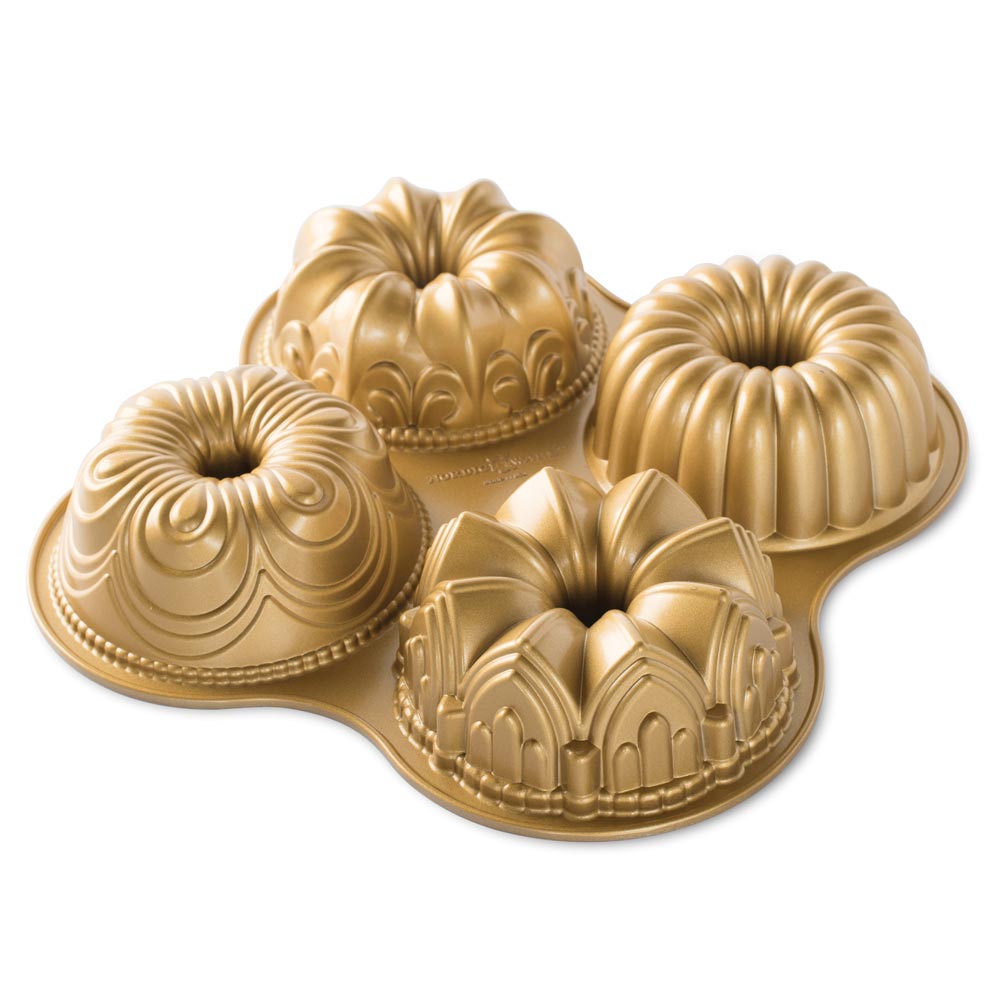 Nordic Ware Backform "Quartett Gold" 587660