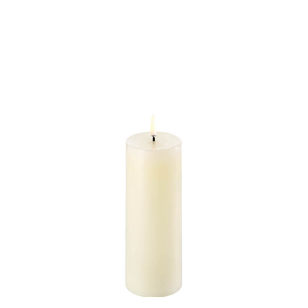 Uyuni LED-Stumpenkerze "Pillar" ivory 596464