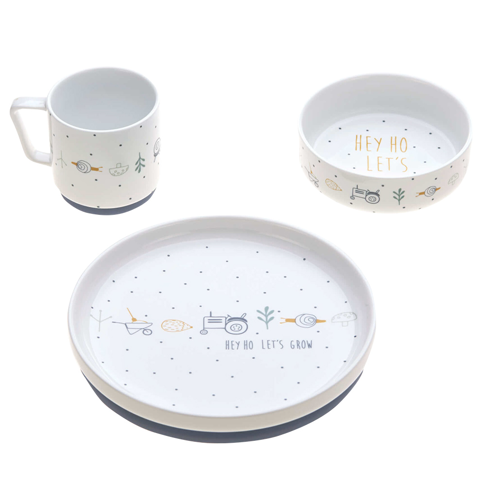 Lässig Kindergeschirr-Set "Garden Explorer Traktor" 582181