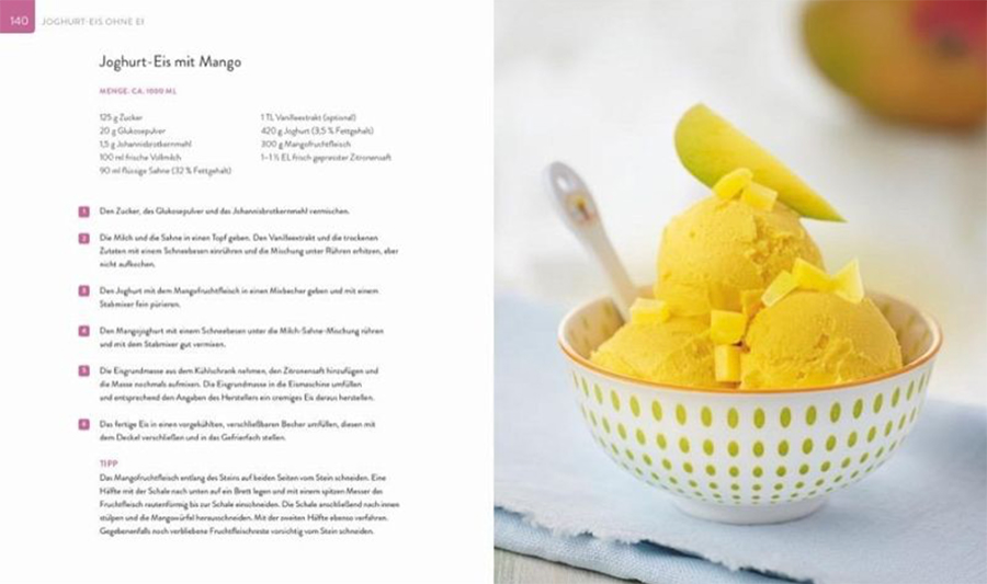 CHRISTIAN VERLAG Rezeptbuch "Die Eis-Bibel" 589554