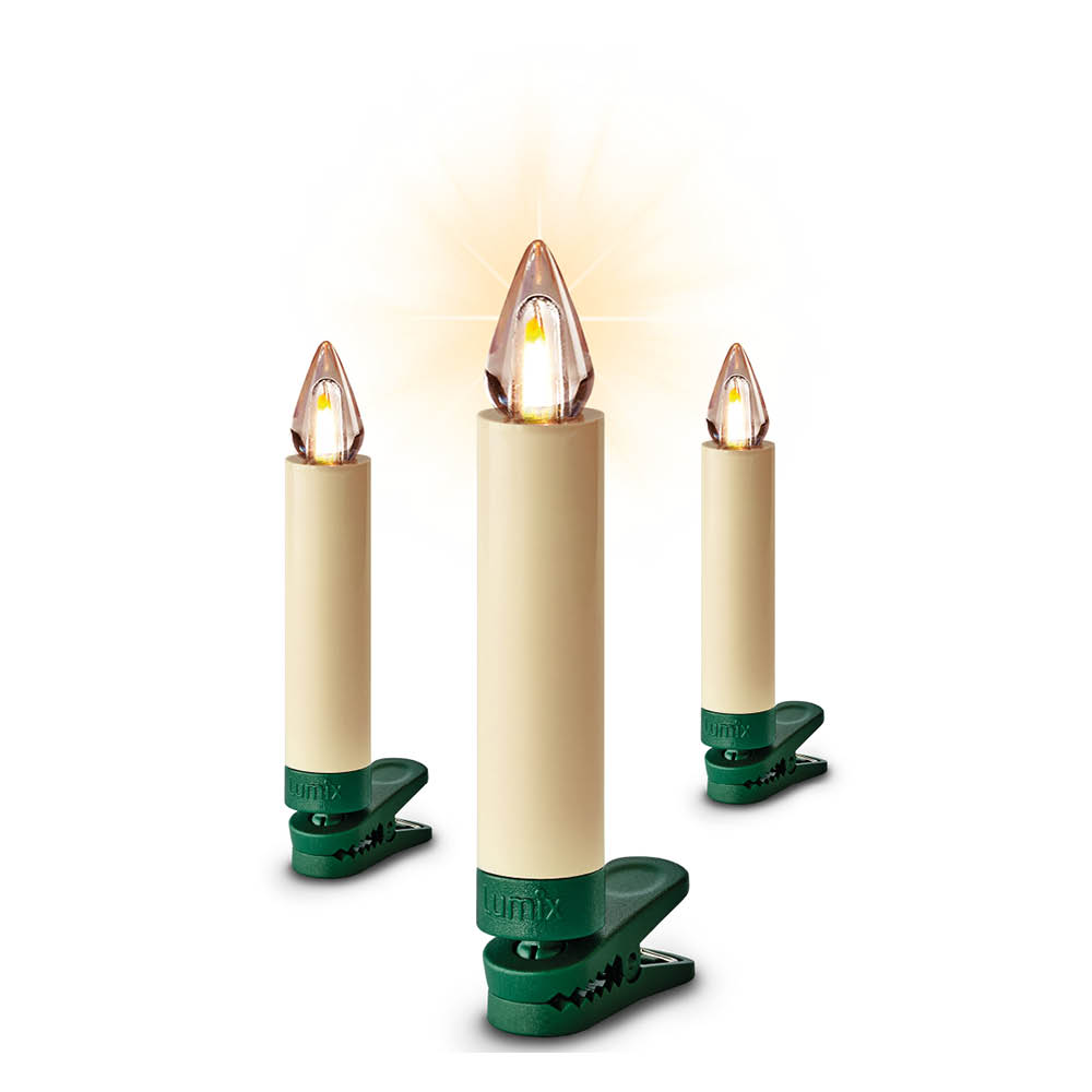 Kirnner Christbaumkerzen Lumix Superlight "Bavaria Mini" 12-er Basis-Set 633013