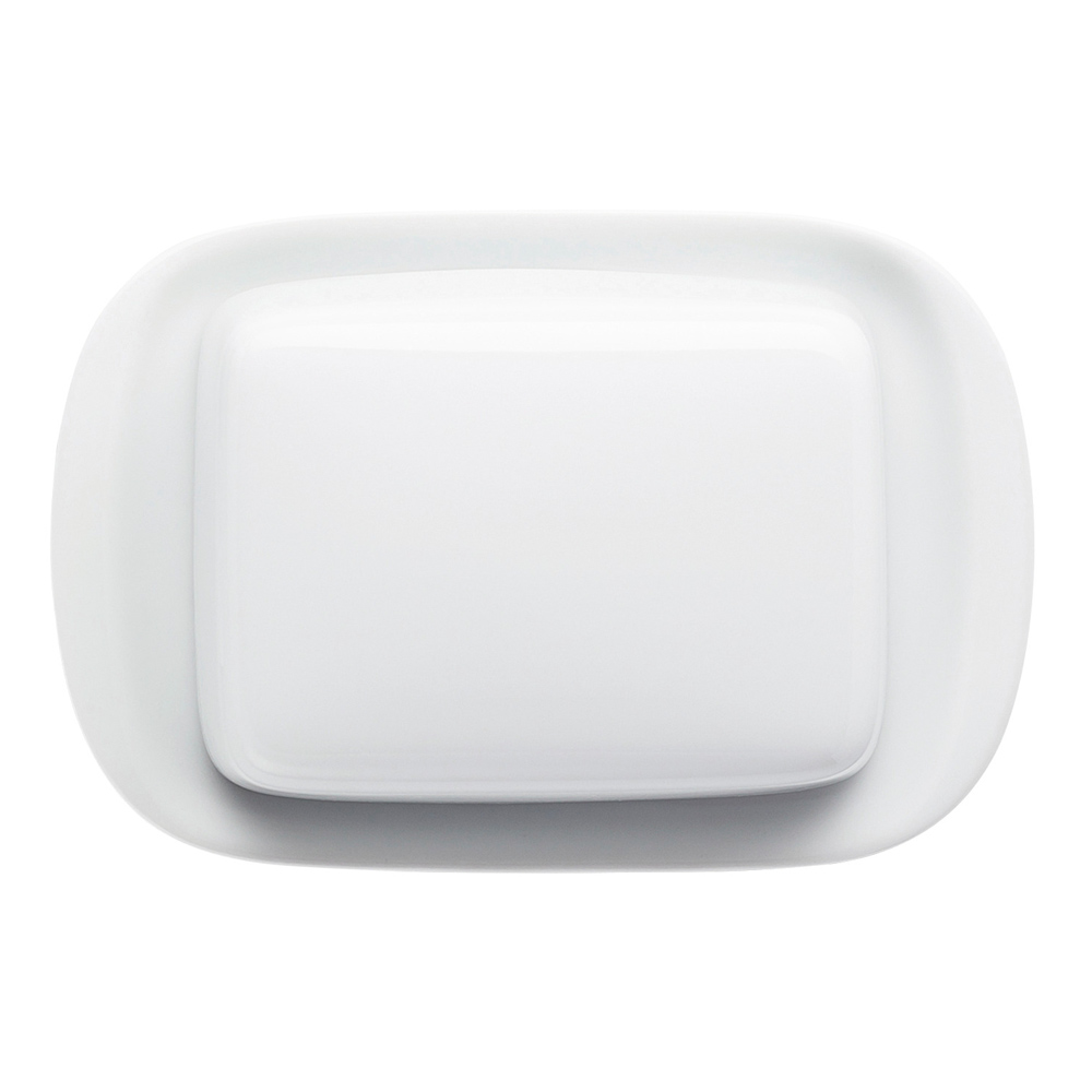 Arzberg Butterdose eckig "1382 weiß" 139500