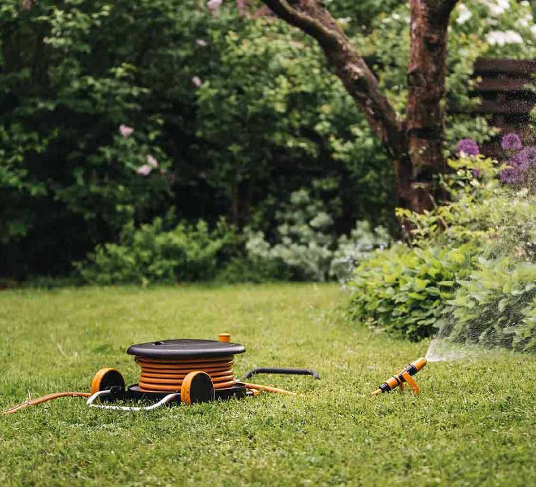 Fiskars Schlauchwagen "Waterwheel M" 586739