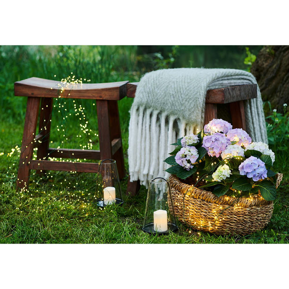 Sirius Dekolicht Knirke 500 LEDs clear/green 550366