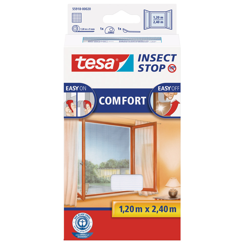 tesa Fenster-Fliegengitter "Insect Stop Comfort" 347940