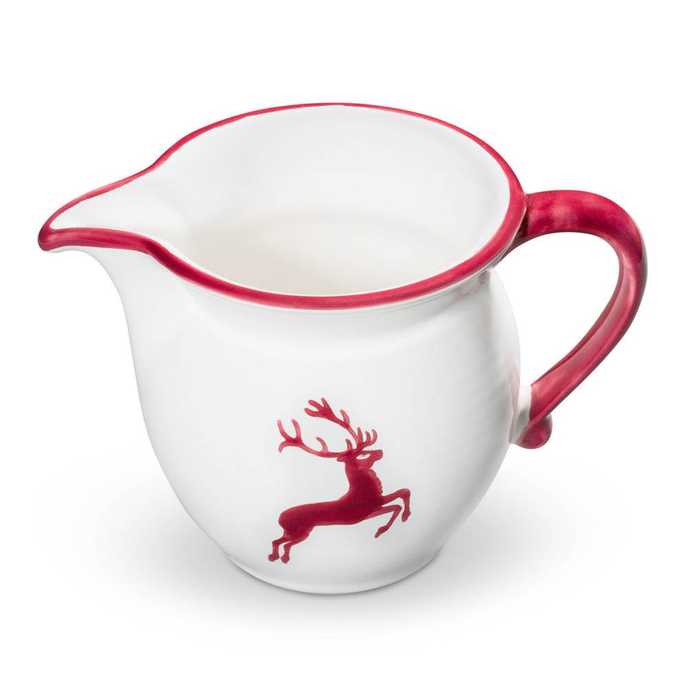 Gmundner Milchgießer "Bordeauxroter Hirsch" 388730