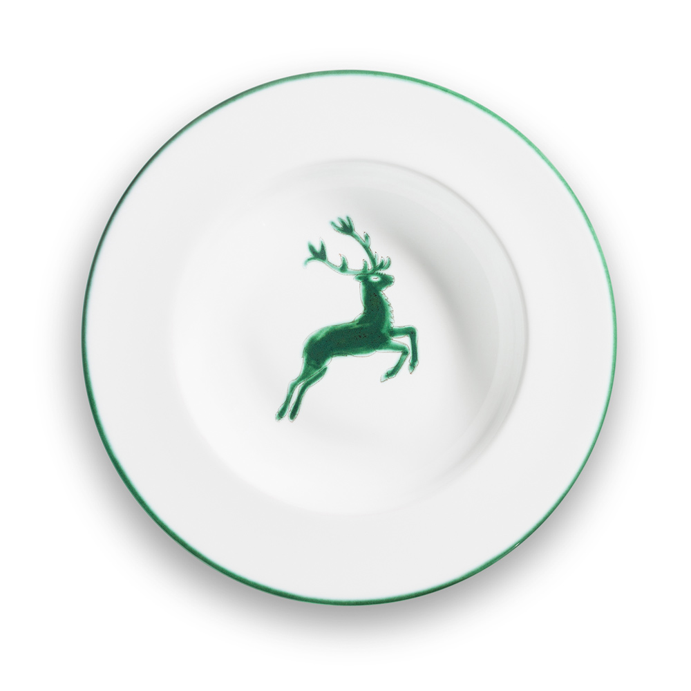 Gmundner Suppenteller Gourmet "Grüner Hirsch" 344163