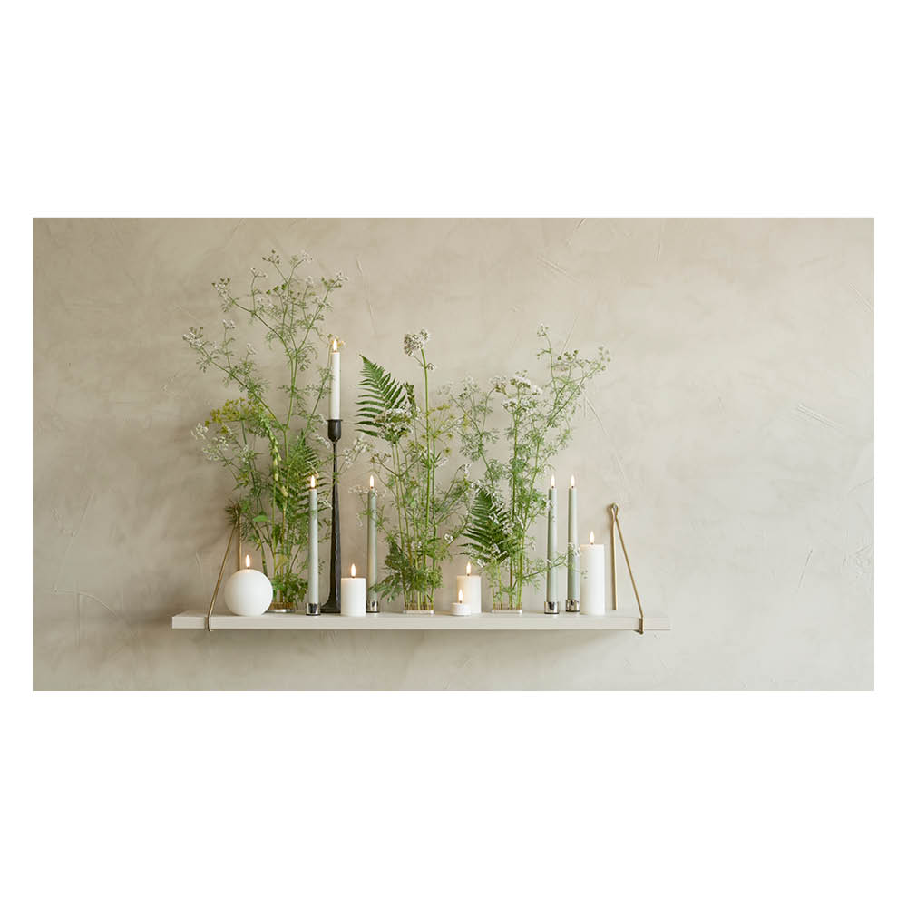 Uyuni 2er Set LED-Stabkerzen "Taper" weiß 617635