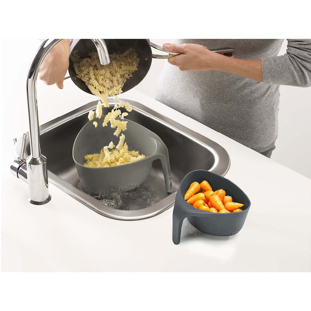 Joseph Joseph Sieb eckig 2tlg., grau 552367