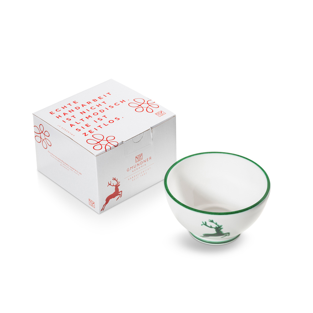 Gmundner Frühstücksschale "Grüner Hirsch" 293836