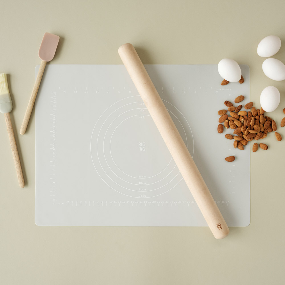 RIG-TIG Teigrolle mit Backunterlage "BAKE-IT" 611153