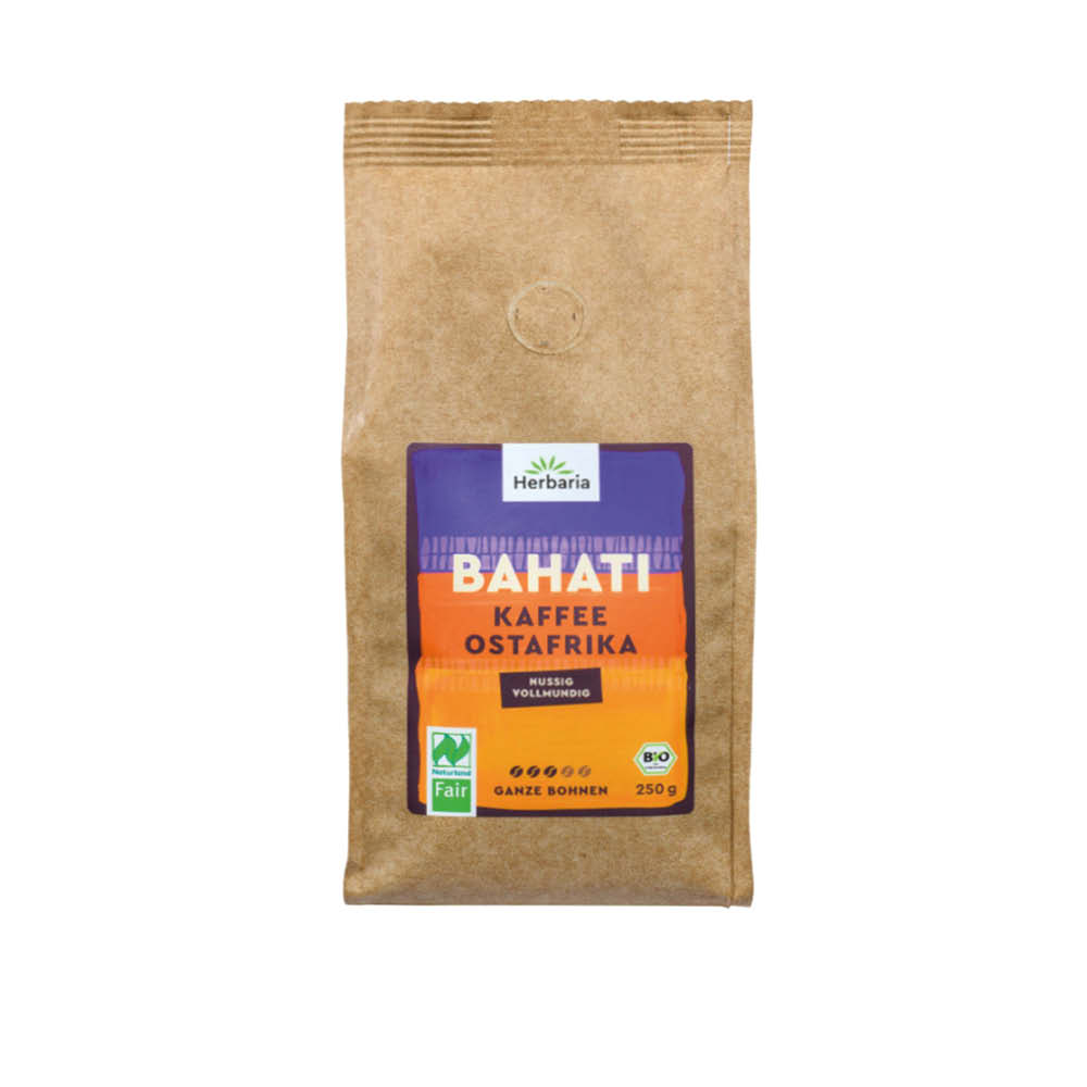 Herbaria Kaffee ganze Bohne 250 g BIO "Bahati" 642330