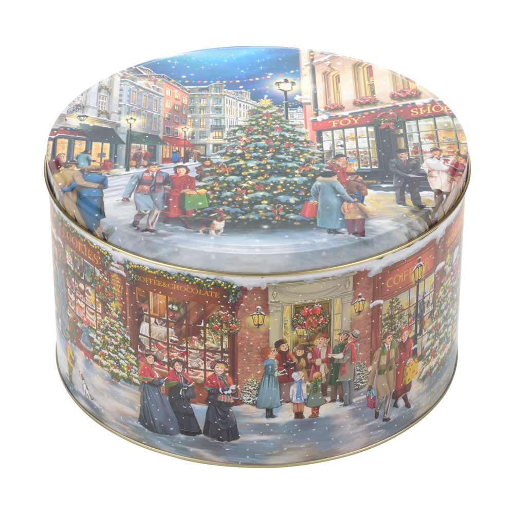 Gawol Gebäckdose "Xmas Shopping" rund 591134