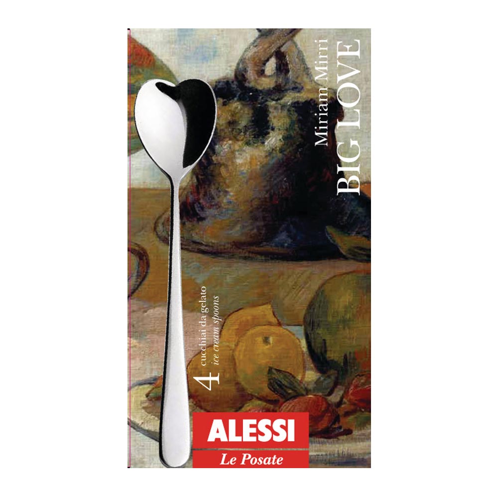 ALESSI Eislöffel Set "Big Love" 603340