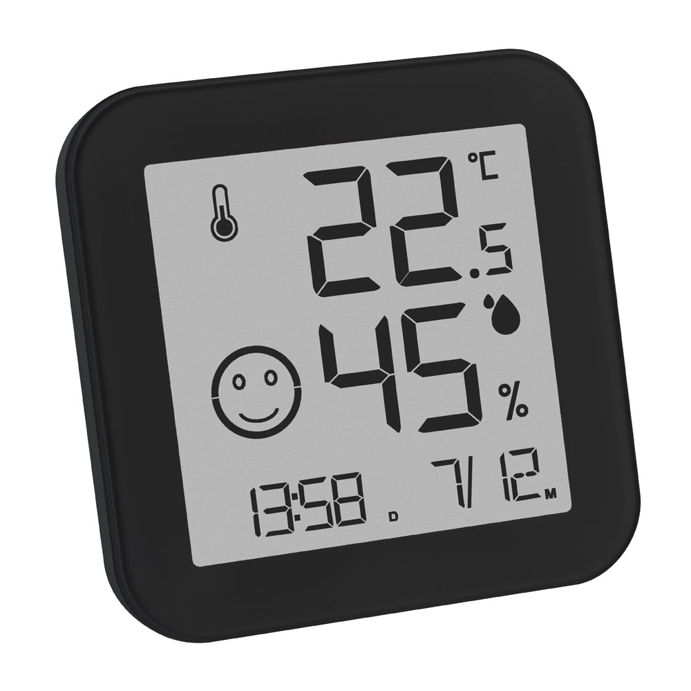 TFA Digitales Thermo-Hygrometer "BLACK & WHITE" 604135