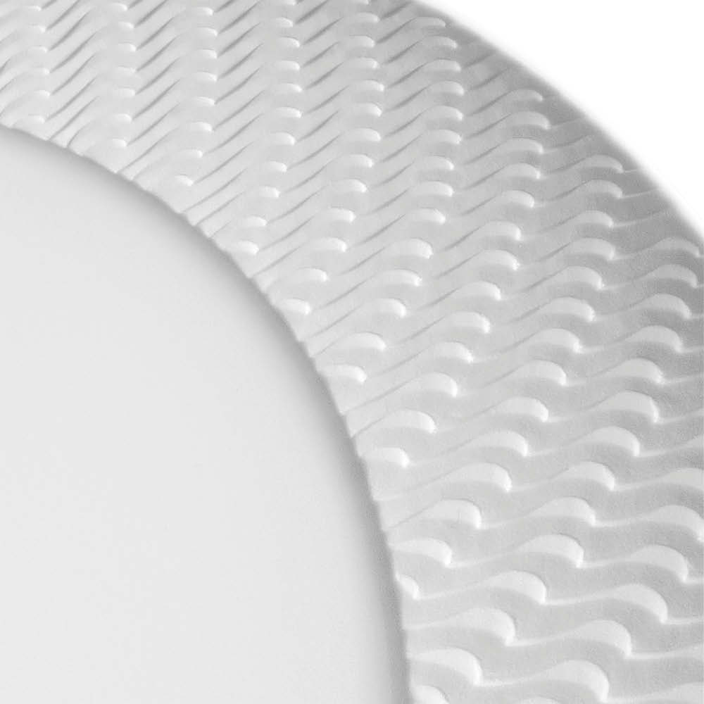 Meissen Vorspeise-/Dessertteller "N°41 Wellenspiel Relief Biskuit" 606389