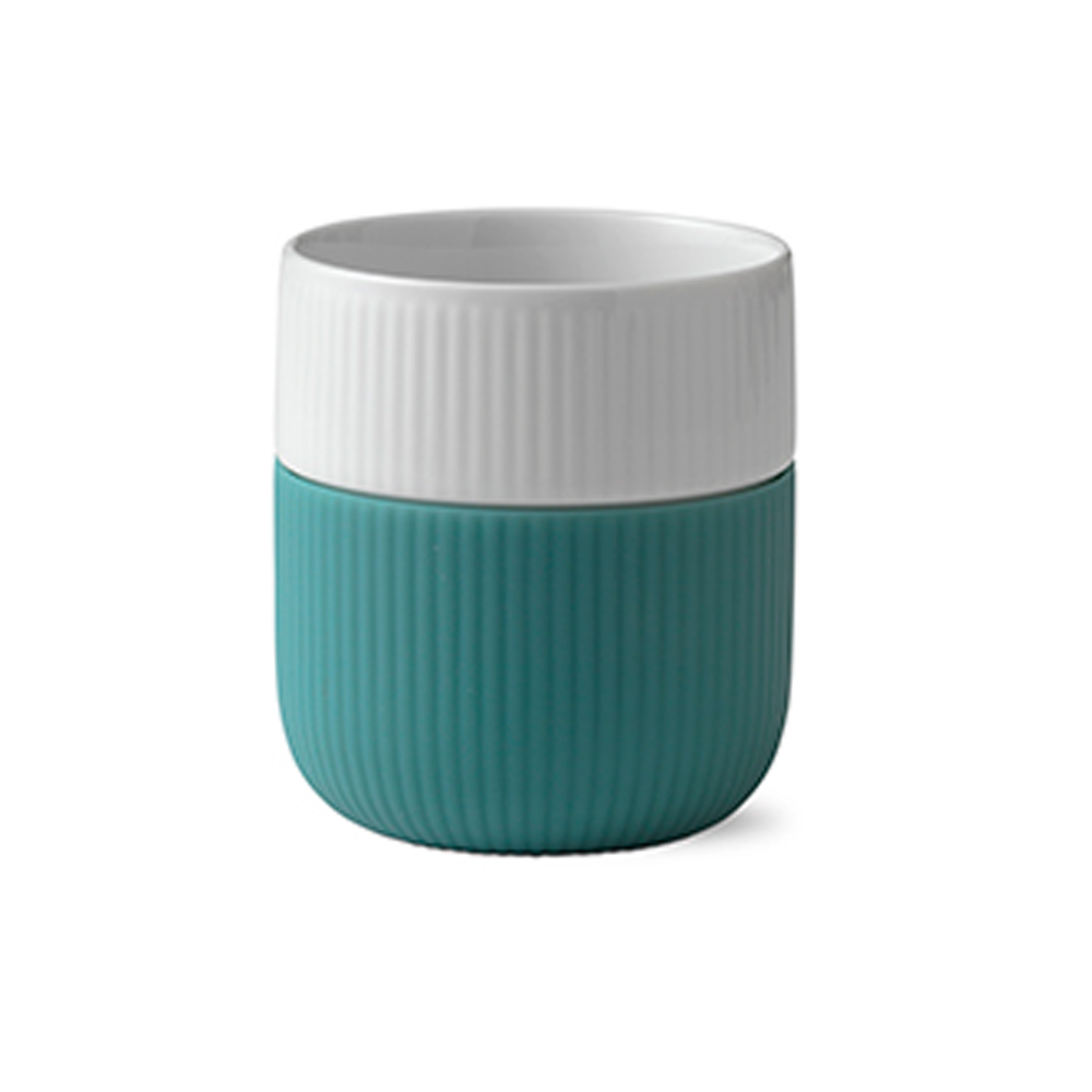 Royal Copenhagen Becher "Gerippt Contrast" 504547