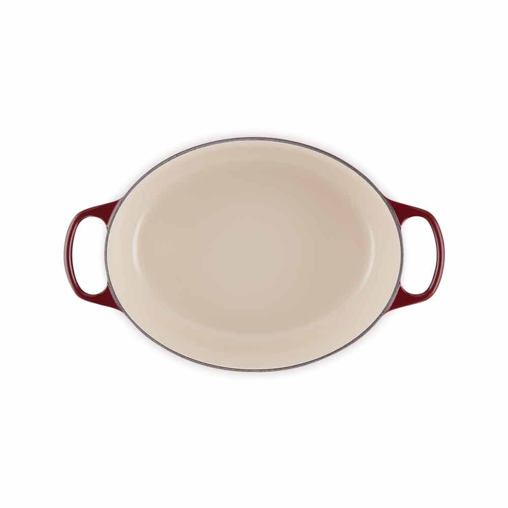 Le Creuset Guss-Bräter oval "Garnet Signature" 645604