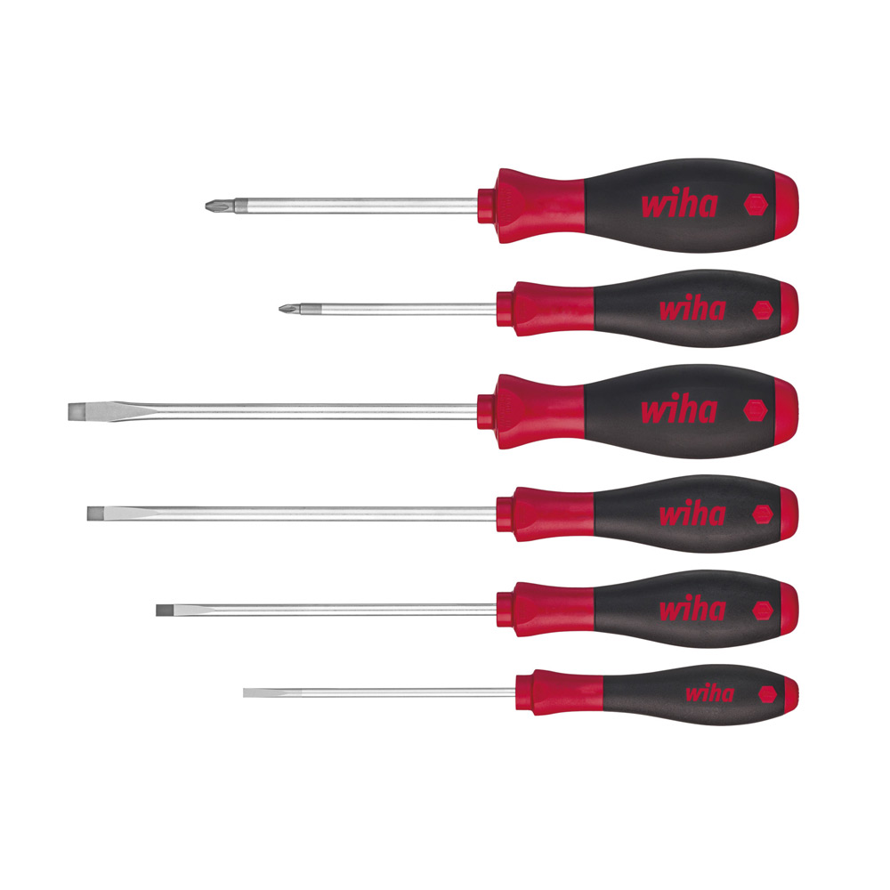 Wiha Schraubendreher Set 6-teilig "SoftFinish" 209878
