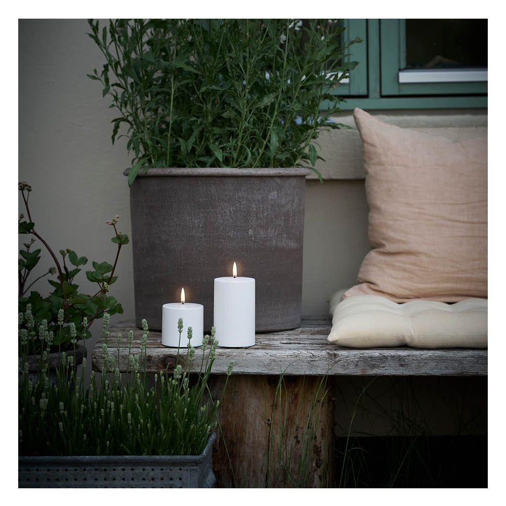 Uyuni LED Outdoor "Pillar Candle,White" 617613