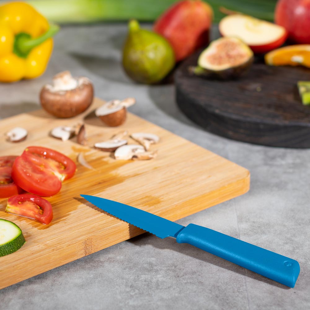 Kuhn Rikon Rüstmesser gezackt "Colori+" 501826