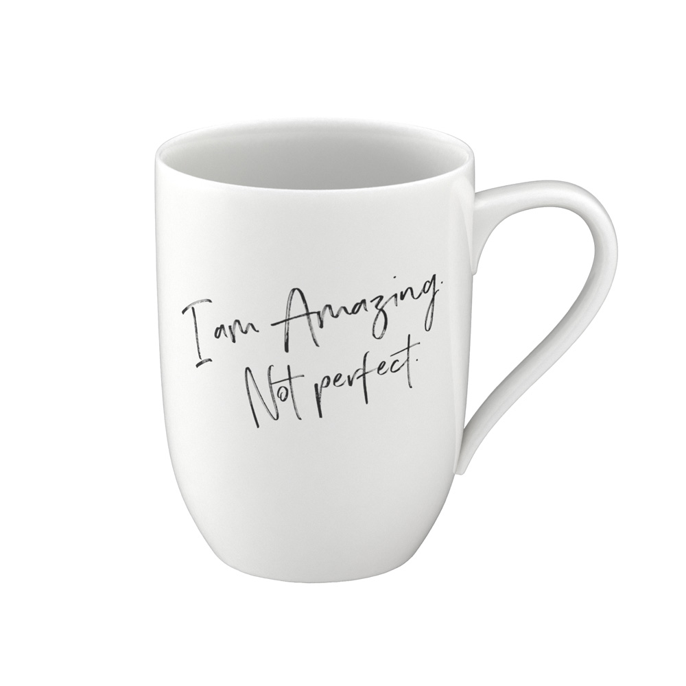 Villeroy & Boch Henkelbecher "Statement I am Amazing. Not Perfect." 601386