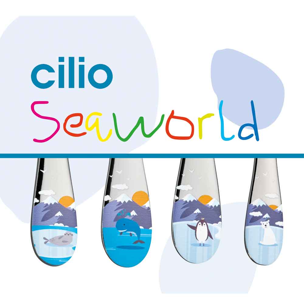 Cilio Kinderbesteck "SEAWORLD" 4tlg.