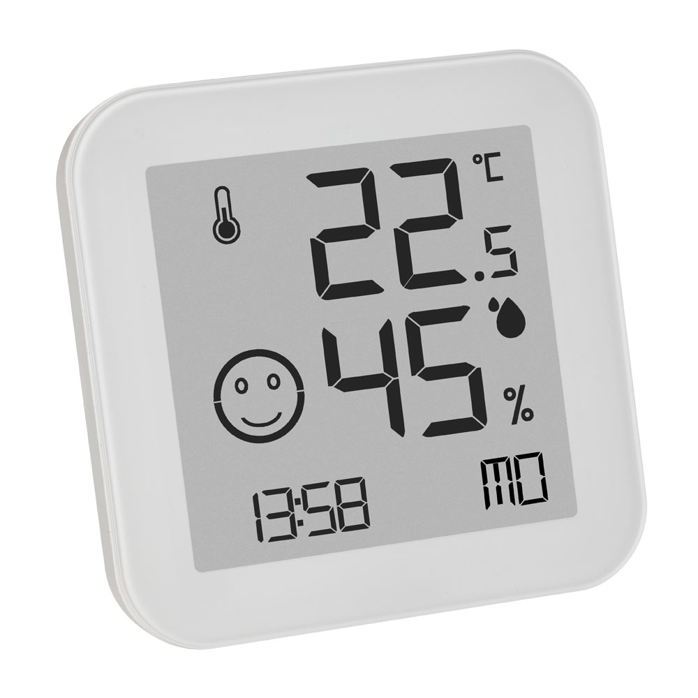 TFA Digitales Thermo-Hygrometer "BLACK & WHITE" 604136