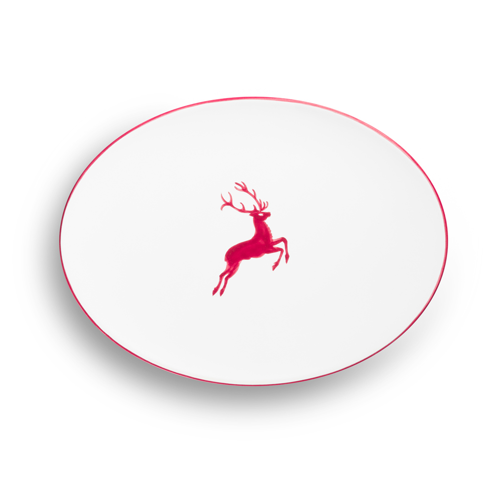 Gmundner Platte "Bordeauxroter Hirsch" 378958
