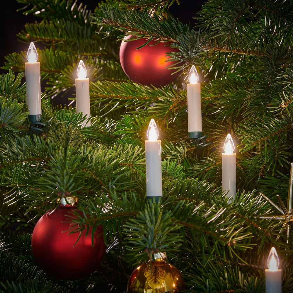 Krinner Christbaumkerze Mini "Lumix SuperLight Flame" Basisset 593560