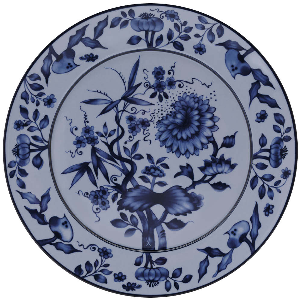 Meissen Speiseteller No. 41 "The Original" blau