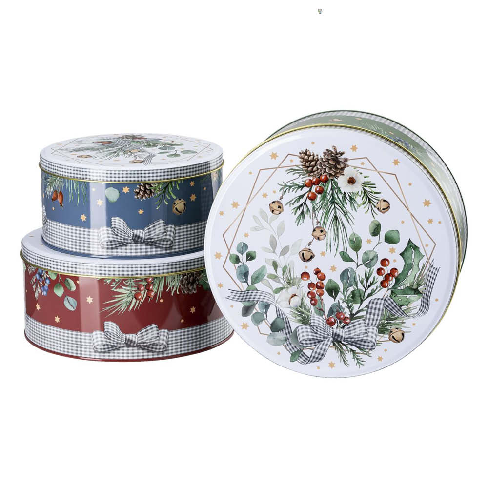 Hutschenreuther 3er Set Plätzchendosen "Süßer die Glocken nie klingen" 641789