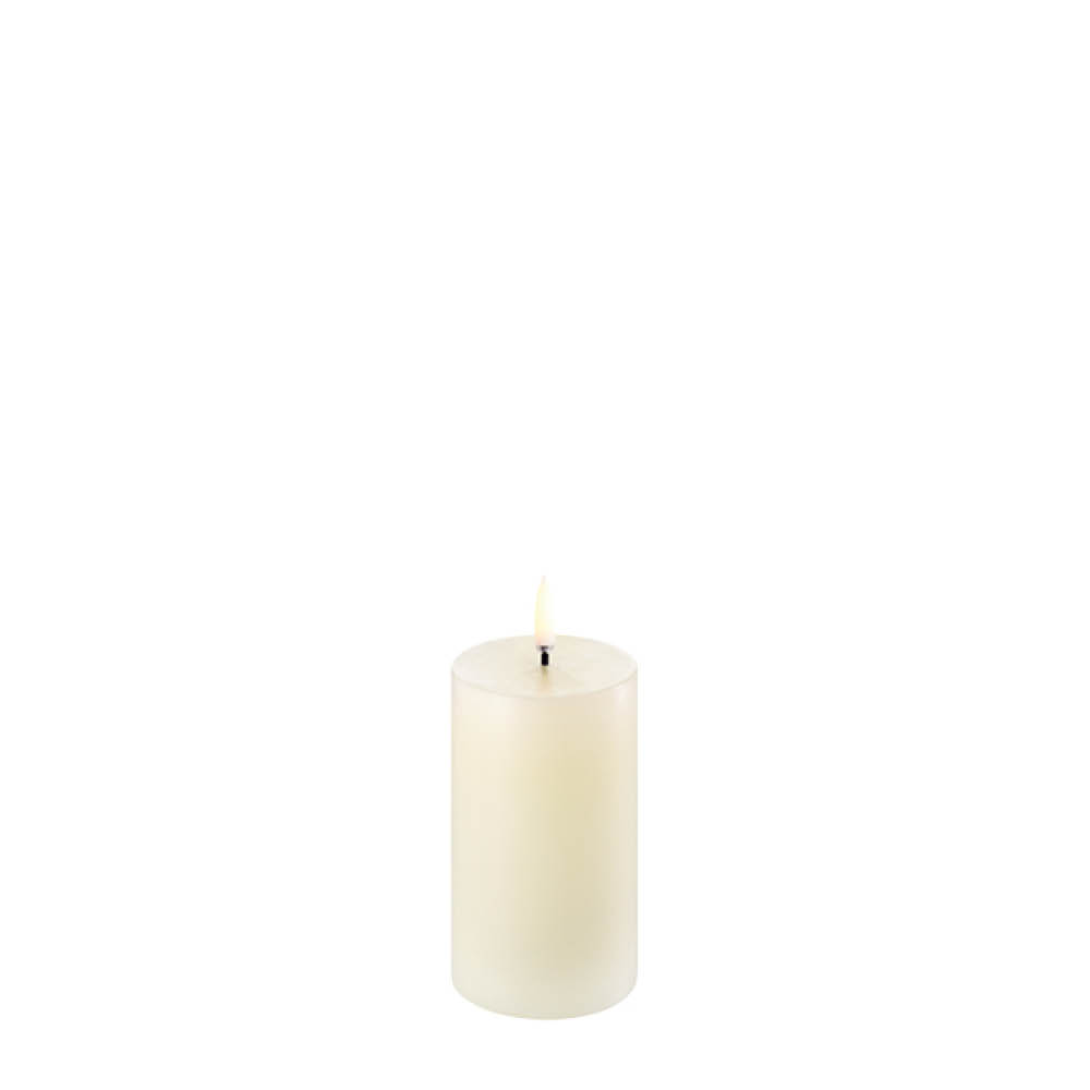 Uyuni LED-Stumpenkerze "Pillar" ivory 596463