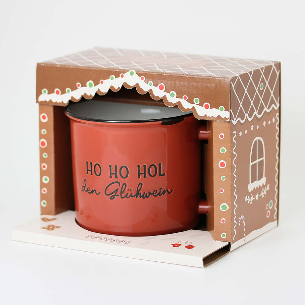 Grafikwerkstatt Becher Vintage "Ho Ho Ho" 643784
