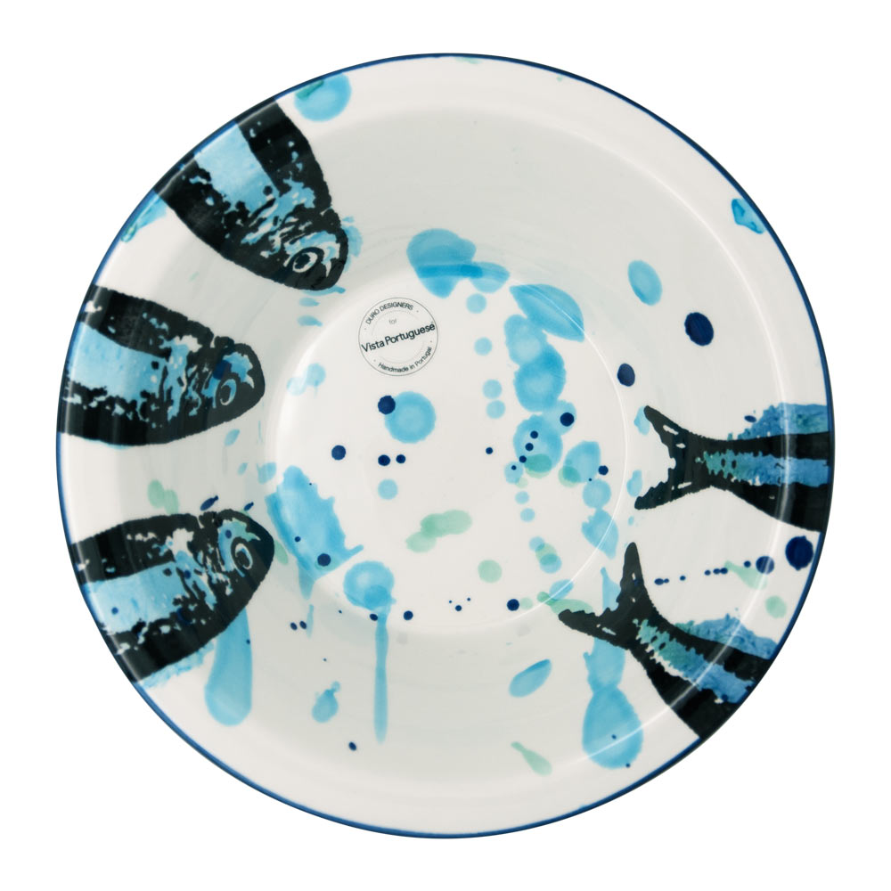 Vista Portuguese Schale "Wet Painting" Sardinen 566253