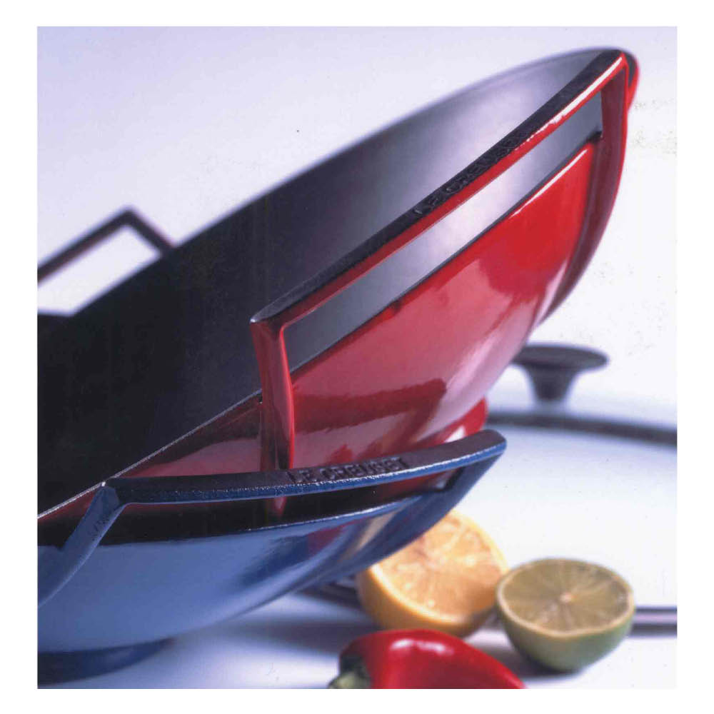 Le Creuset Guss-Wok mit Deckel 36 cm 603963